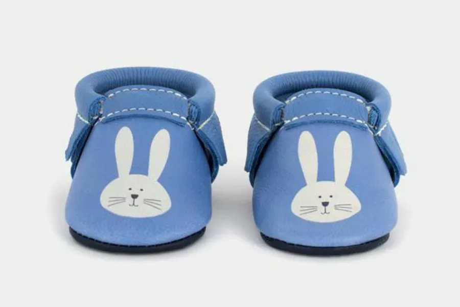 We're melting over these adorable Easter bunny gifts for babies, especially these moccasins at Freshly PIcked.