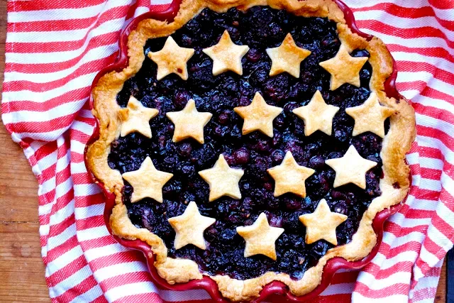 Fourth of July Blueberry Pie Recipe