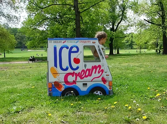 They'll scream for this ice cream truck playhouse