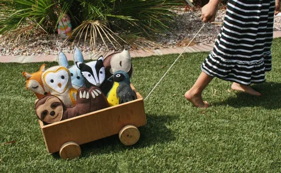 Woodland critters invade your child's bedroom. No exterminator needed.