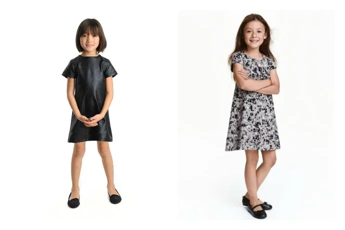 Our favorite black and white dresses for girls this fall.