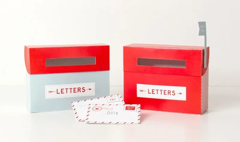 Tiny Me Printable Mailbox for kids