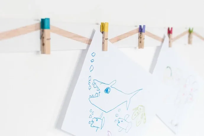5 creative ways to display your kids' art, because there's so much of it.