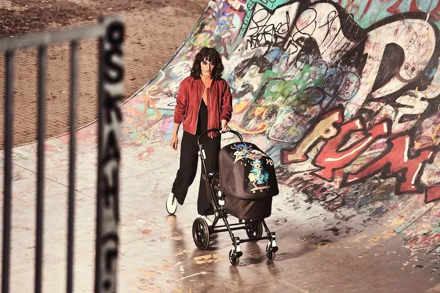 Bugaboo's new limited-edition stroller bassinets designed by Niark1 -- the coolest!