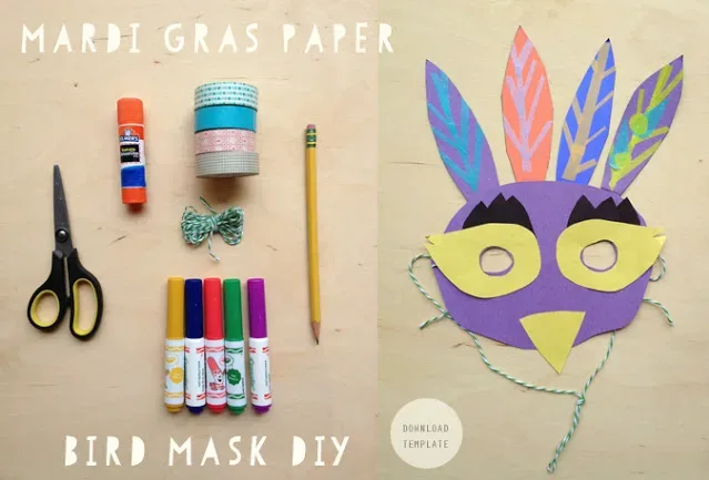 Celebrate Mardi Gras at home with these great DIY masks for kids