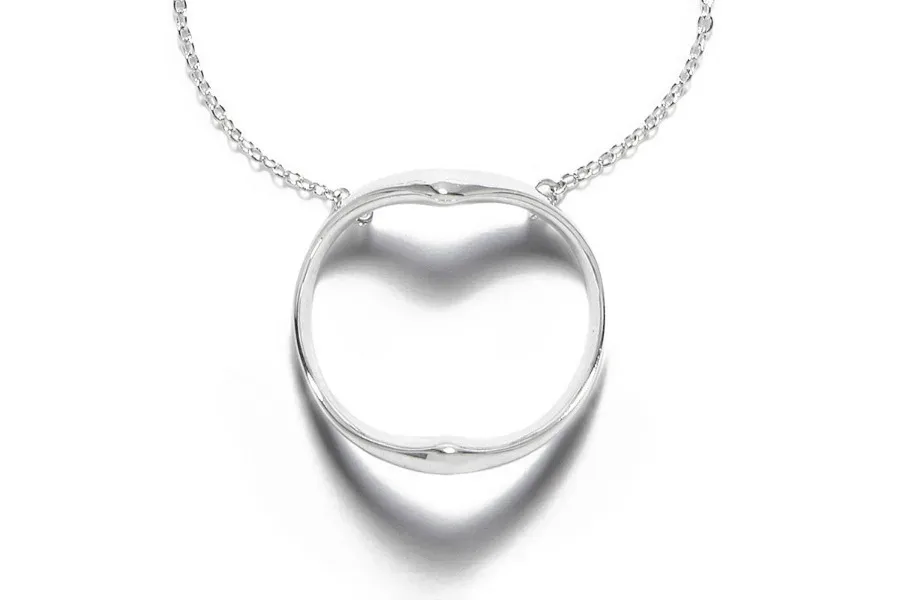 Mother's Day jewelry gift idea: Shadow Heart Necklace from Uncommon Goods