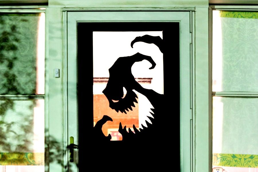 8 fun, spooky DIY Halloween door decorating ideas that are so easy to do.