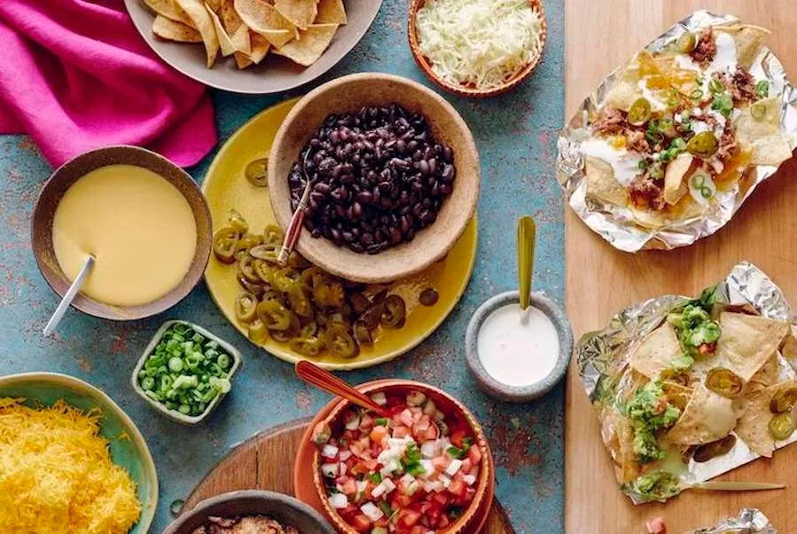 Game Day Nacho Bar Party ideas from What's Gaby Cooking
