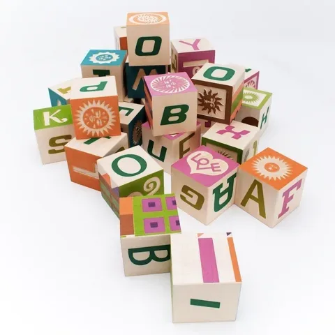 Alexander Girard Alphabet Blocks