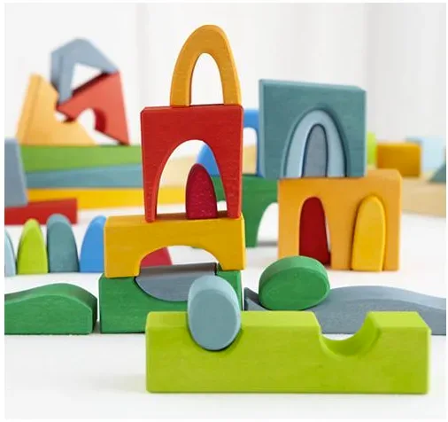 Humble wooden blocks get a beautiful makeover
