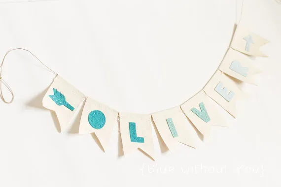 Reusable personalized birthday banners