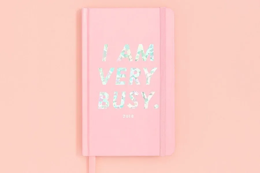 Best 2017-18 weekly planners for the school year: I AM VERY BUSY by Bando. Love!