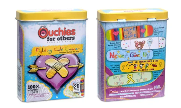 A cool way to fight pediatric cancer: Ouchies for pediatric cancer funding