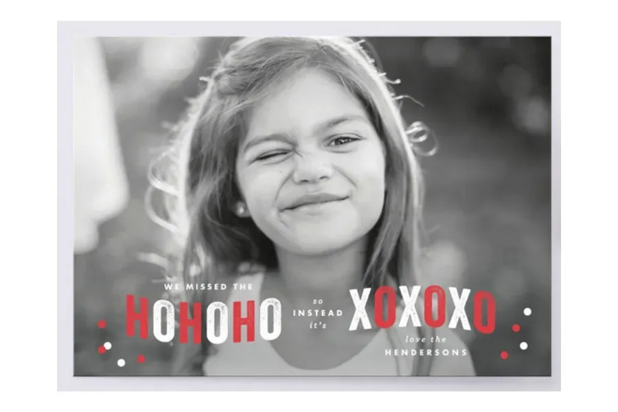 Minted's huge selection of cool cards by independent designers means you can find the perfect photo Valentine's Day card.