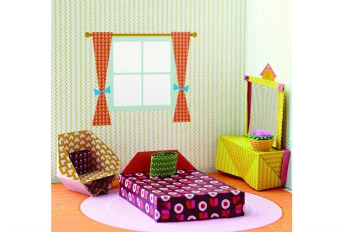 Crafts for older kids: Origami Playhouse paper crafting kit