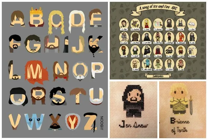 Cool Game of Thrones ABCs