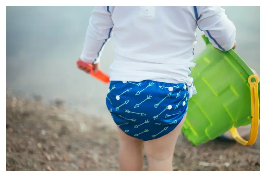 Check out our round-up of the coolest reusable swim diapers for boys!