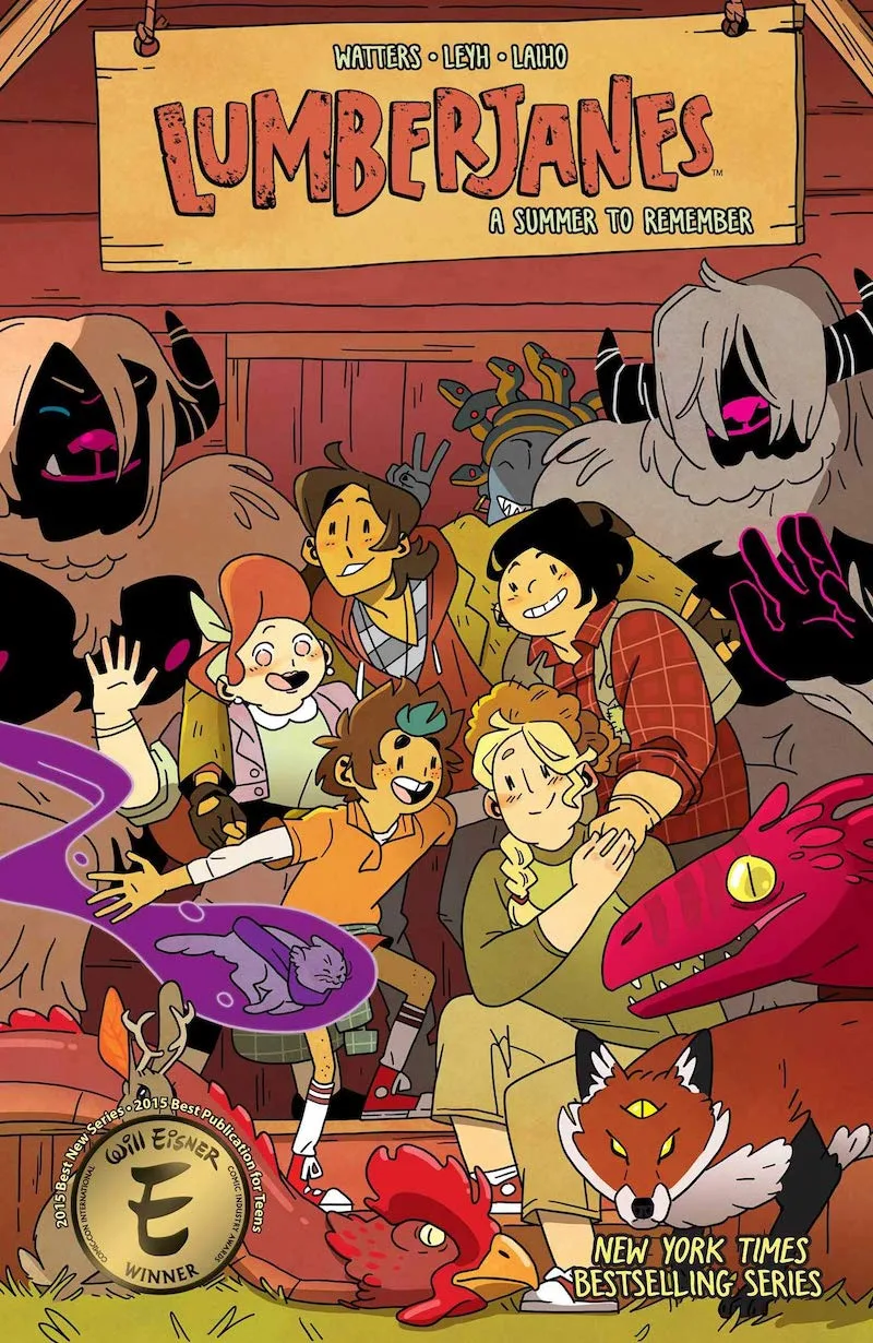 YA books with LGBTQ main characters: The Lumberjanes series