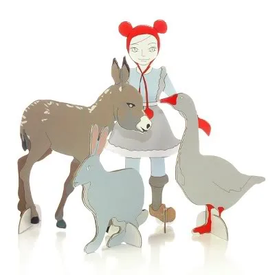 Paper dolls that will blow you away, not the other way around