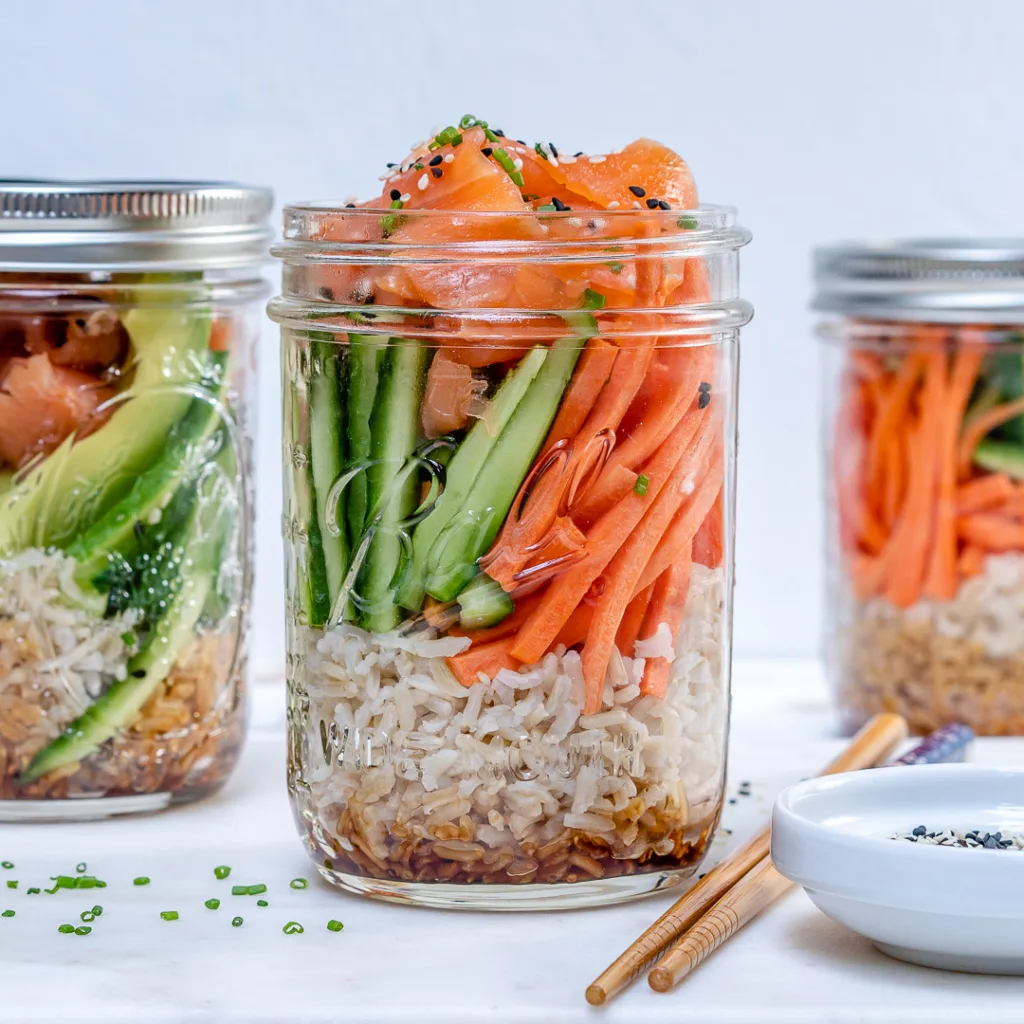 Sushi Mason Jar Recipe (Clean Food Crush)