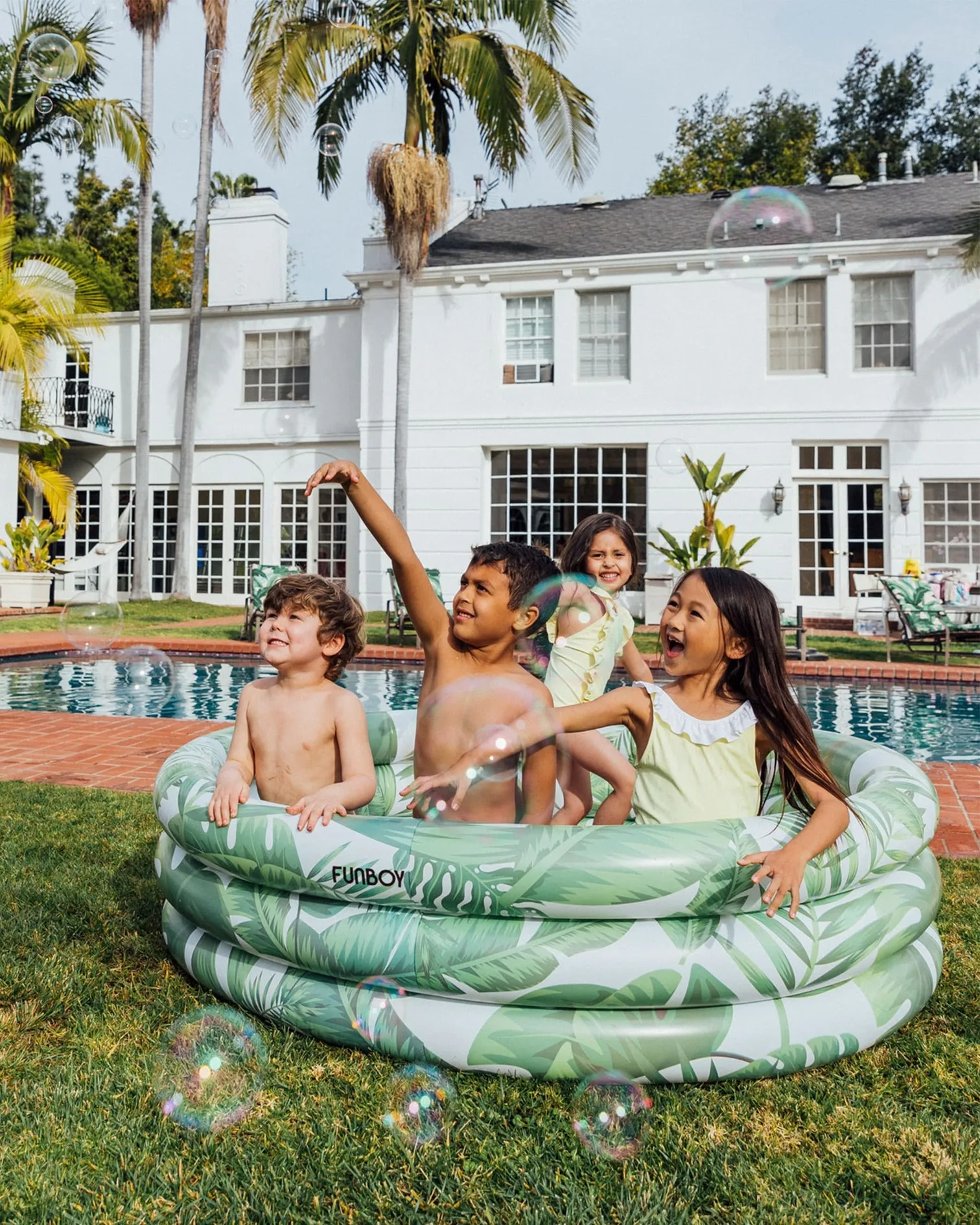Shark-themed inflatable backyard waterslide turns your yard into a water park