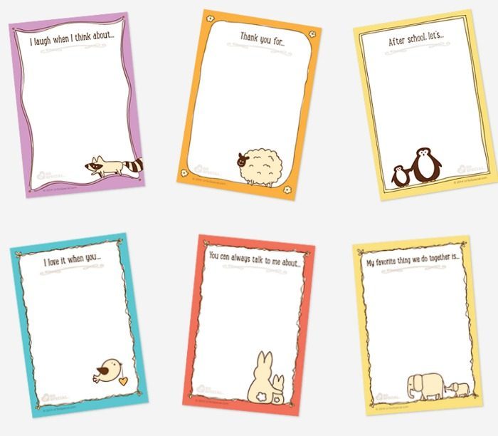 Animal lunchbox notes set | Cool Mom Picks back to school shopping 2017