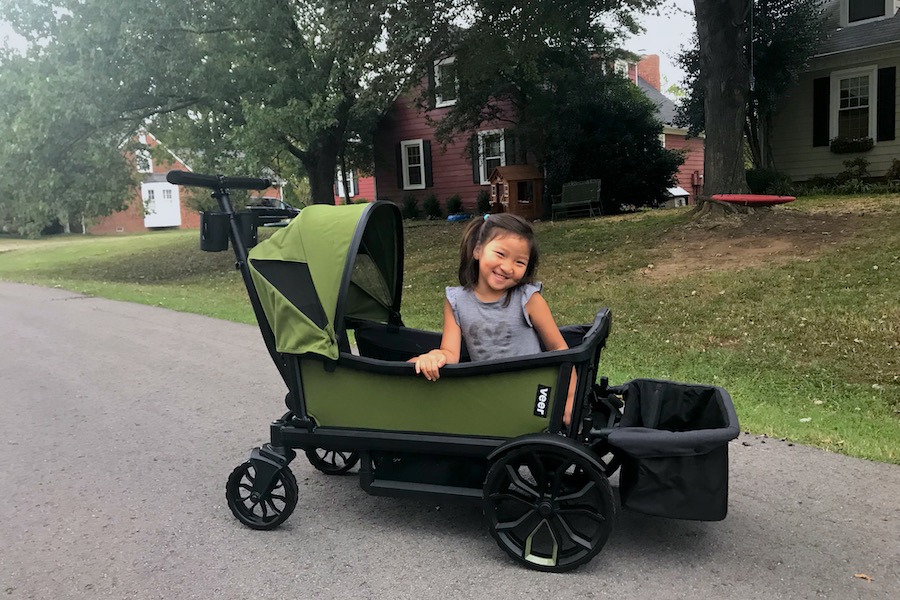 The ultimate kids' wagon: The Veer Cruiser | Photo (c) Kate Etue for Cool Mom Picks
