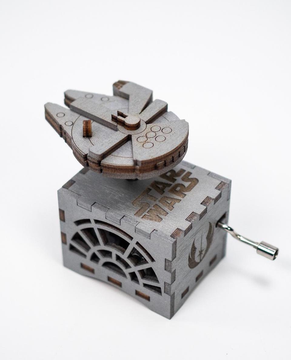 10 best baby and toddler holiday gifts from small businesses: Handmade Star Wars music box | Small Business Holiday Gift Guide 2020