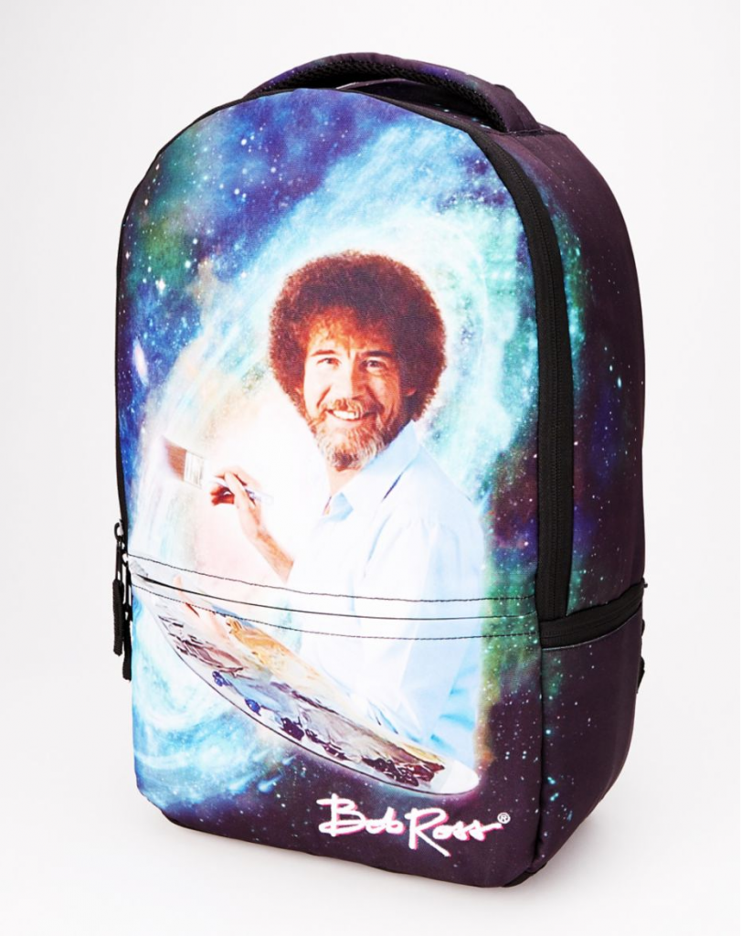 Cool backpacks for tweens and teens: Bob Ross Galaxy Backpack