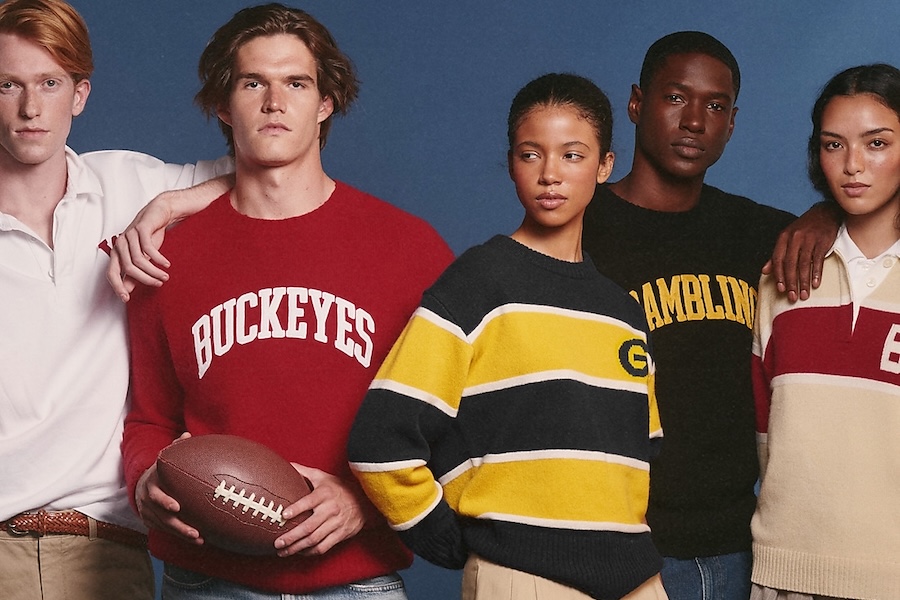 Collegiate wear from J. Crew