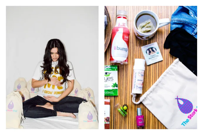 Show some love with The Stork Bag pregnancy subscription service.
