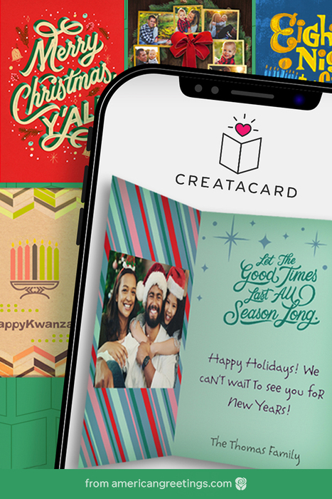 Save on personalized holiday cards through Creatacard on American Greetings. So personal and so easy! | sponsor