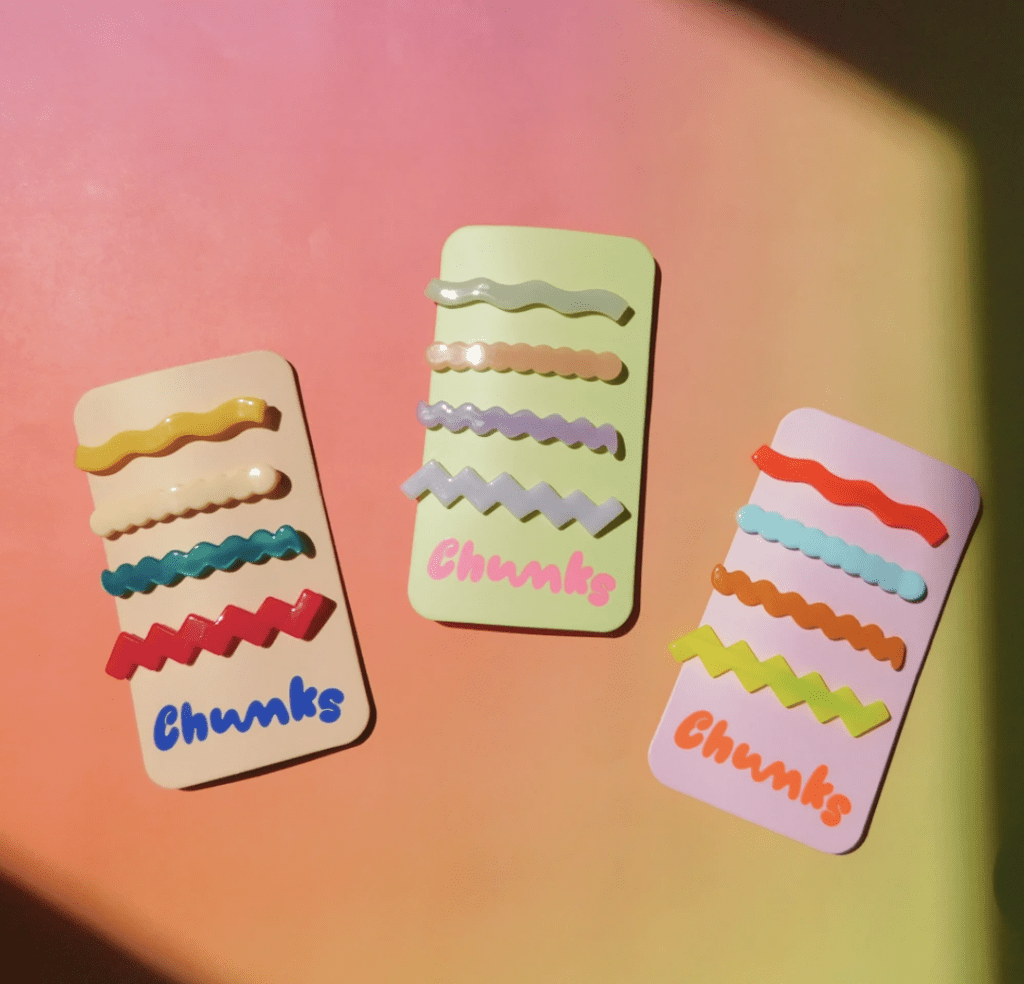 Hair accessories to help you grow out your hair: Chunks Bobby Pins
