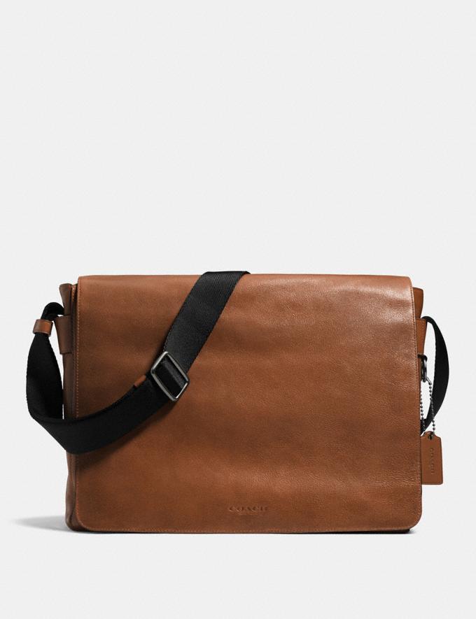 Coach leather courier on sale