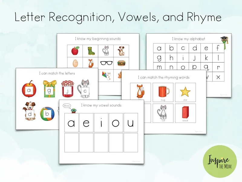 Kindergarten printables: Tangrams at Totschooling