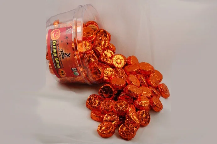 All-Natural Organic Chocolate Halloween Bites