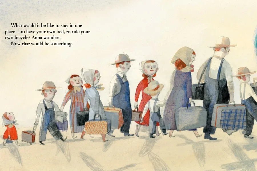 Children's books about the immigrant experience, like Migrant by Maxine Trottier.