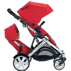 The Britax B-READY - My mid-toddler crisis stroller, in candy-apple red