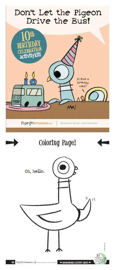 The Pigeon Needs a Bath - Mo Willems