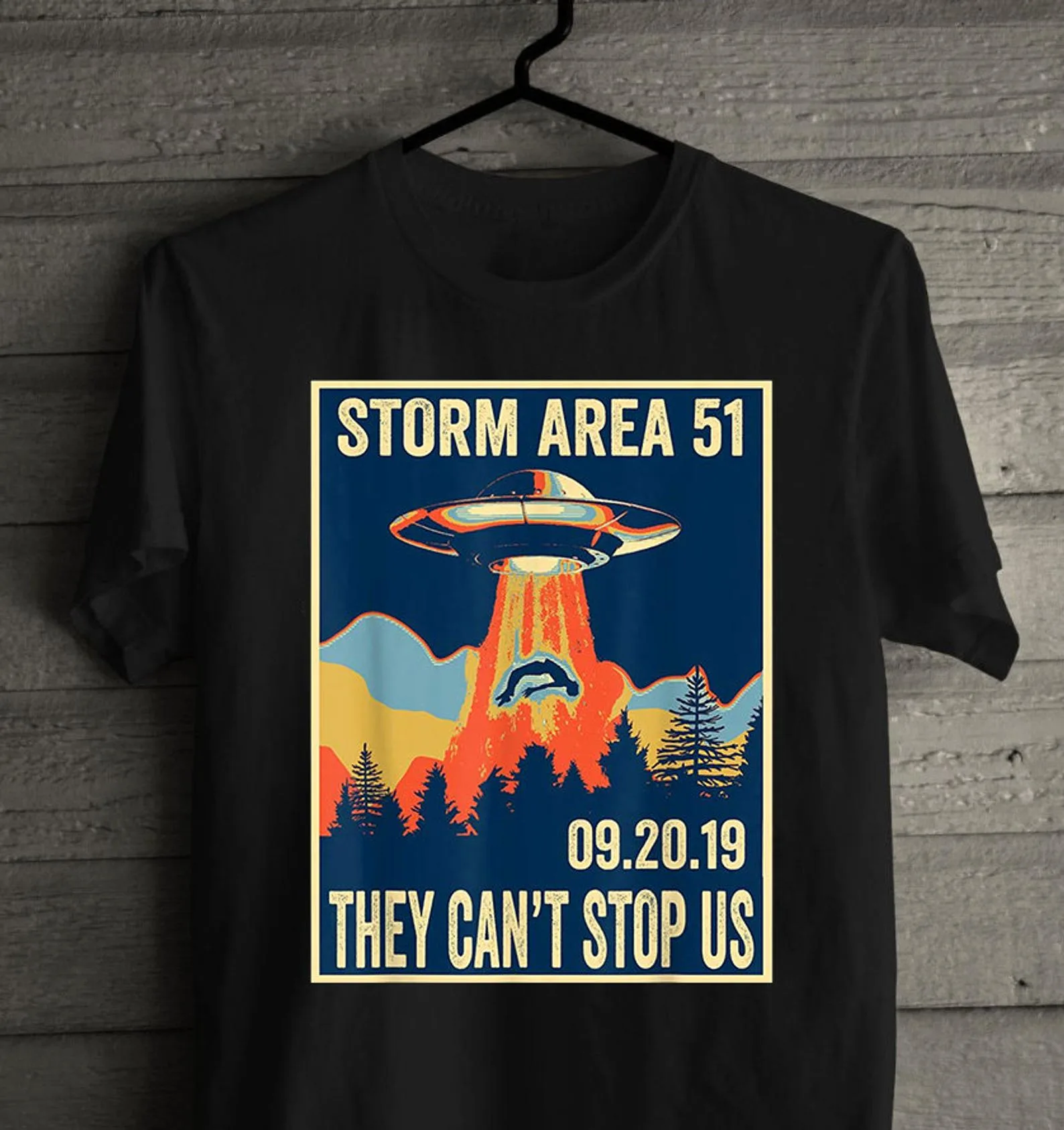 Storm Area 51 t-shirts: vintage style