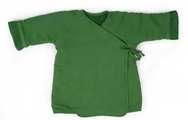 How do you improve on a child's bathrobe? Make it a kimono.