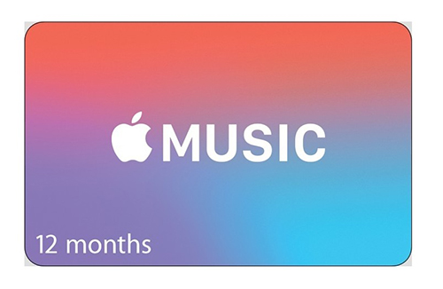 Apple Music subscription gift card | The coolest gifts of the year for tweens and teens