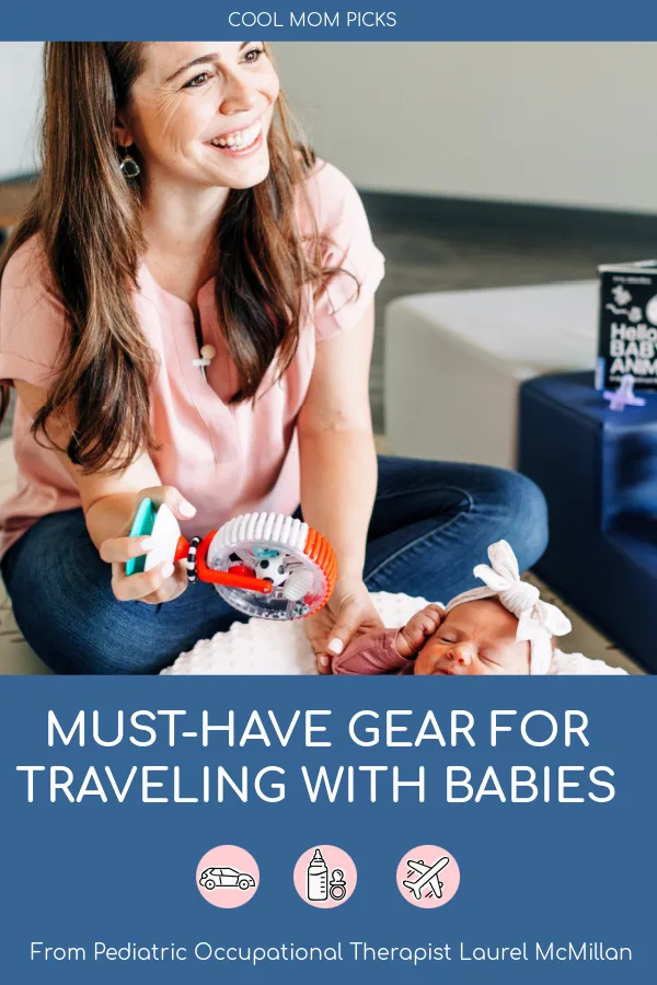 Hotel travel essentials for babies from an infant occupational therapist: The Slumberpod and more