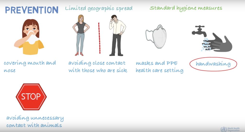 The coronavirus video from the World Health Organization offers easy to follow, comprehensive info to help you explain it to your kids