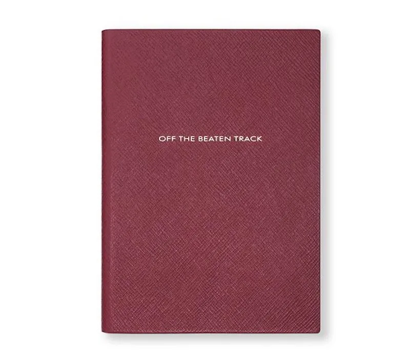 Practical Valentine's Day gifts for her: A high-end travel journal from Smythson