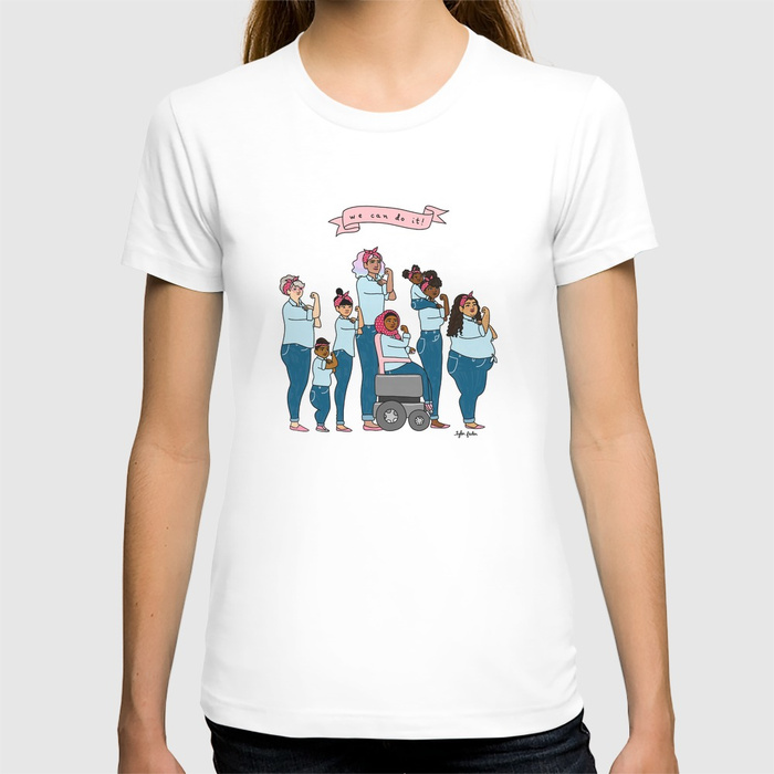 Intersectional Rosie the Riveter tees from Tyler Feder - great mom/daughter set for Mothers Day?
