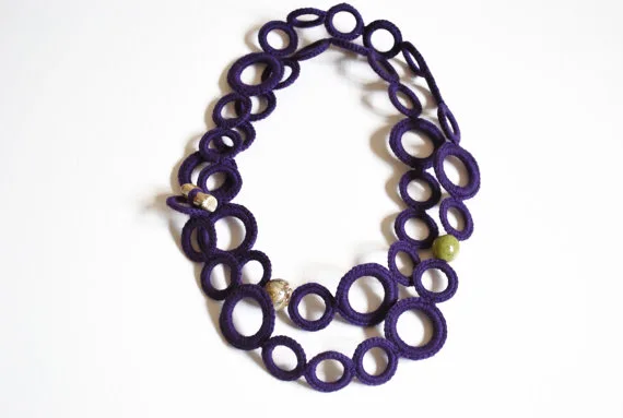 Aliquid textile jewelry