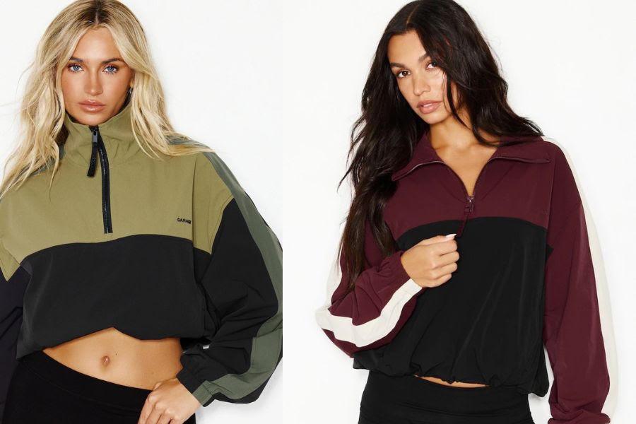 2 women modeling garage clothing