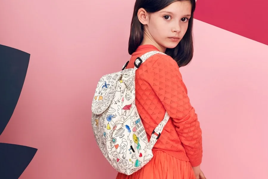 Color-your-own backpack by OMY. Awesome!