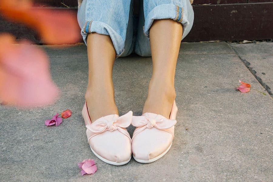 Toms Grosgrain Women's Bow Alpargatas for spring Toms Grosgrain Women's Bow Alpargatas for spring